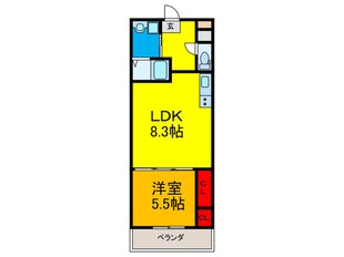 フジパレス駒林Ⅱの物件間取画像